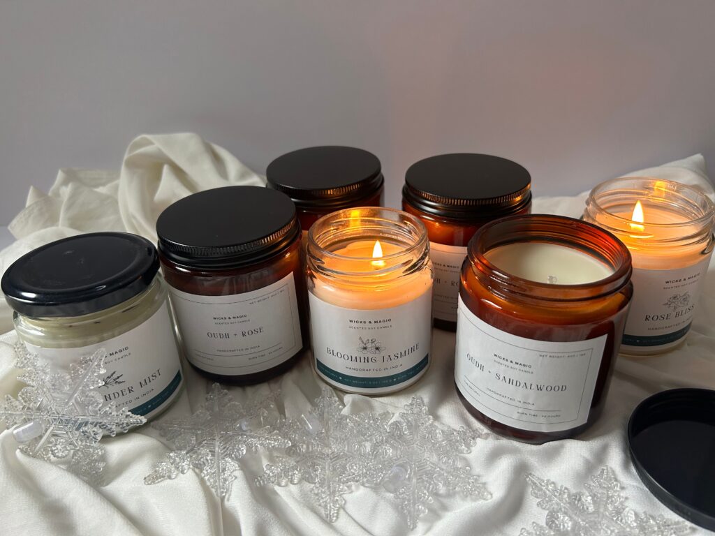 diwali gift candles, scented candles